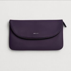 NWOT Matt & Nat Robby-LM Vegan Leather Clutch Plum Purple NEW